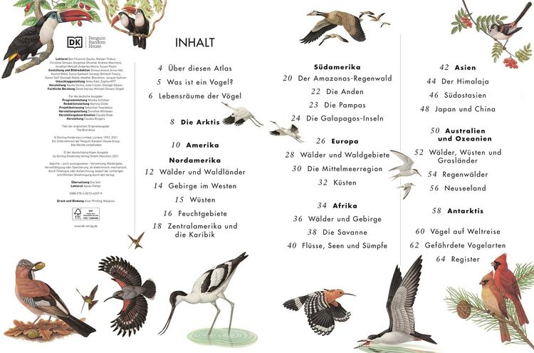 Produktbild: Atlas der V&ouml;gel