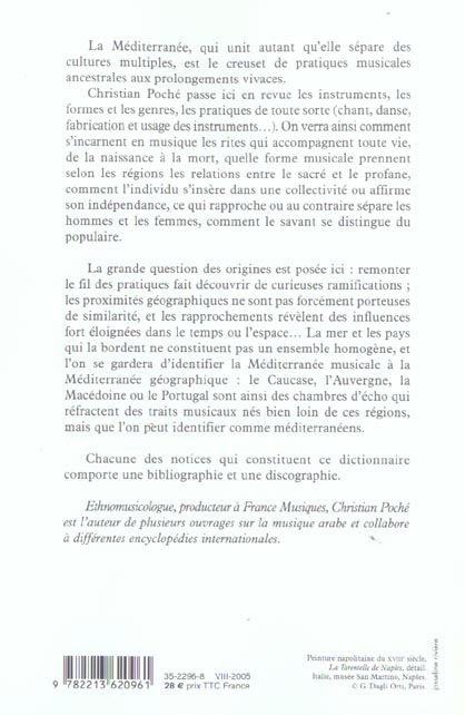 Produktbild: Dictionnaire des Musiques de la Mediterr