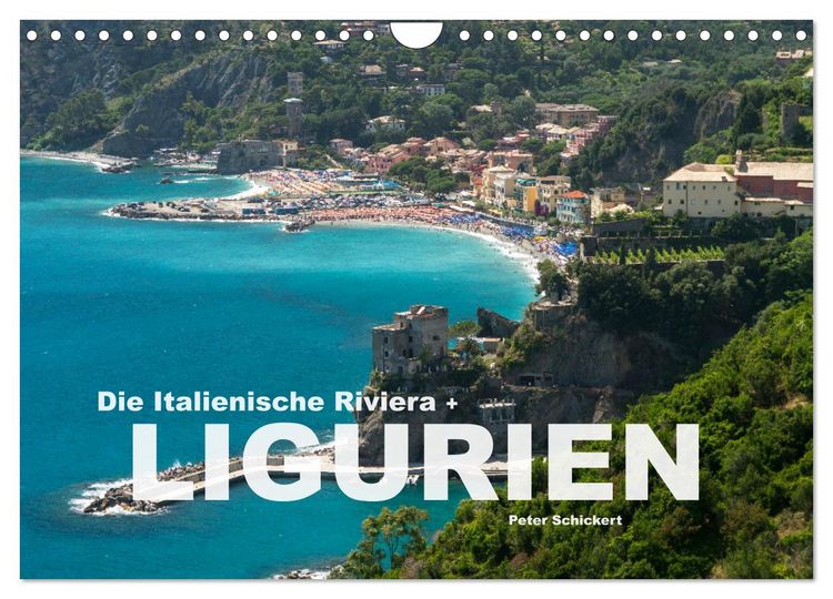 Produktbild: Die Italienische Riviera - Ligurien (Wandkalender 2026 DIN A4 quer), CALVENDO Monatskalender