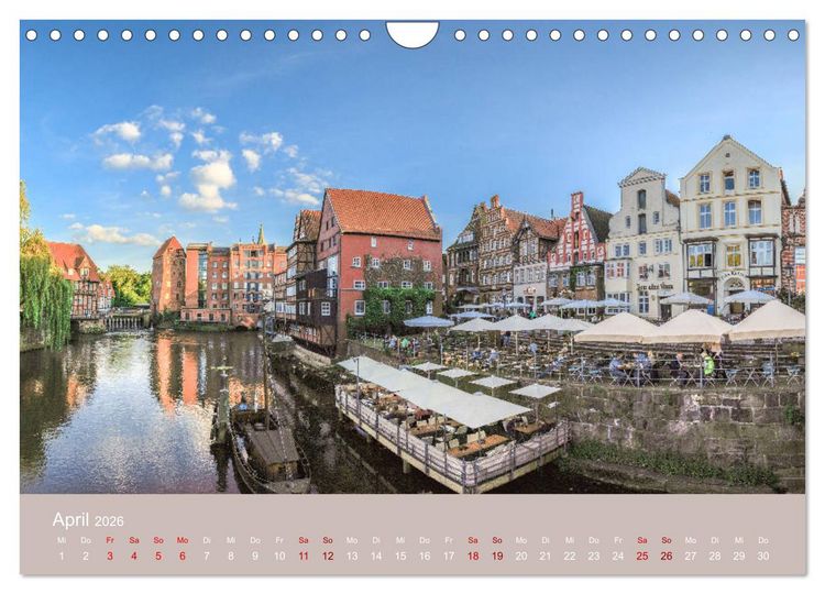 Produktbild: Fantastisches L&uuml;neburg (Wandkalender 2026 DIN A4 quer), CALVENDO Monatskalender