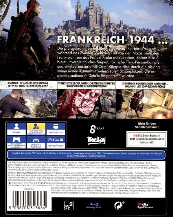 Produktbild: Sniper Elite 5