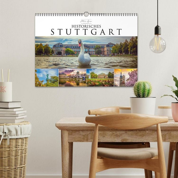 Produktbild: Historisches Stuttgart 2026 (Wandkalender 2026 DIN A3 quer), CALVENDO Monatskalender