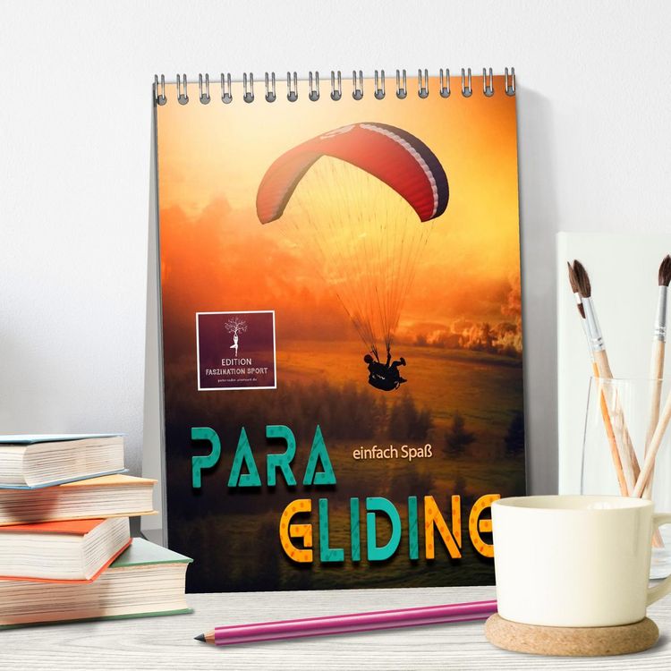 Produktbild: Paragliding - einfach Spa&szlig; (Tischkalender 2026 DIN A5 hoch), CALVENDO Monatskalender