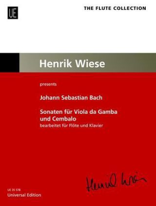 Produktbild: Sonaten, f&uuml;r Viola da Gamba und Cembalo Bearbeitung f&uuml;r Fl&ouml;te (Oboe oder Violine) und Klavier