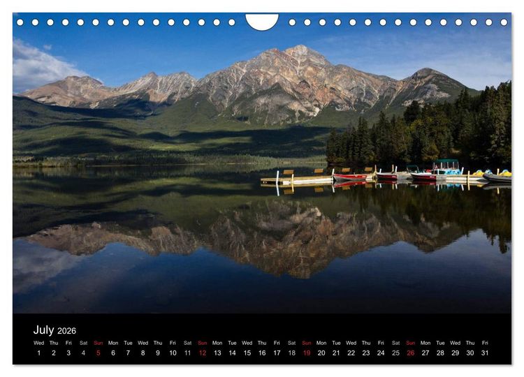 Produktbild: Western Canada (Wall Calendar 2026 DIN A4 landscape), CALVENDO 12 Month Wall Calendar
