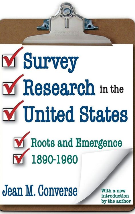 Produktbild: Survey Research in the United States
