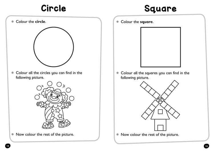 Produktbild: Collins Easy Learning Preschool - Colouring Numbers and Shapes Early Years Age 3+