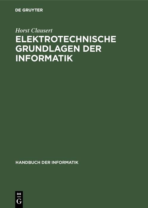 Produktbild: Elektrotechnische Grundlagen der Informatik