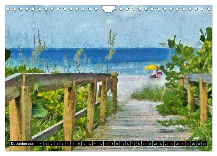 Produktbild: Beautiful Beaches Of Naples (Wall Calendar 2026 DIN A4 landscape), CALVENDO 12 Month Wall Calendar