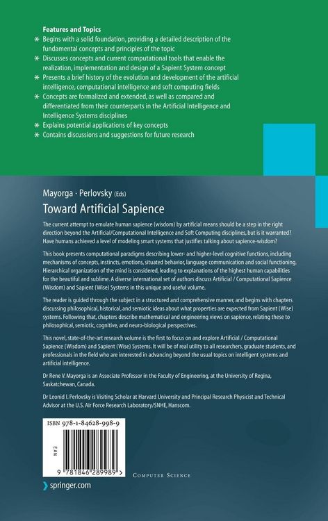 Produktbild: Toward Artificial Sapience