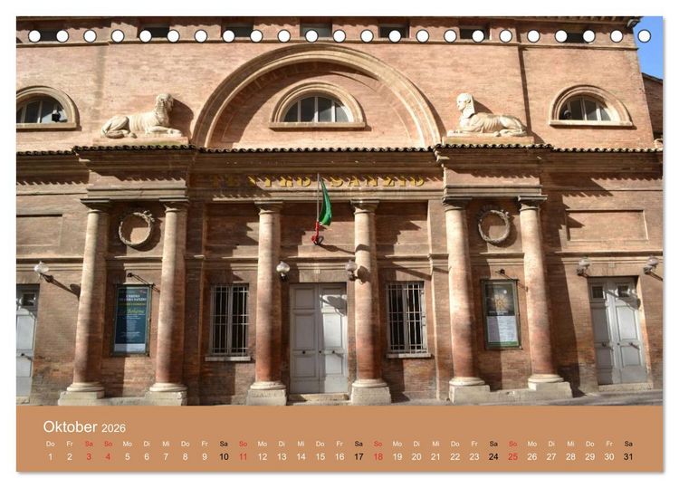 Produktbild: Urbino - Ein Spaziergang durch die Renaissance-Stadt in den Marken (Tischkalender 2026 DIN A5 quer), CALVENDO Monatskalender