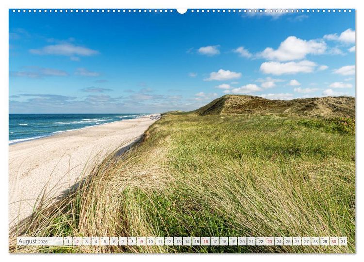 Produktbild: Nordseeperle Sylt (hochwertiger Premium Wandkalender 2026 DIN A2 quer), Kunstdruck in Hochglanz