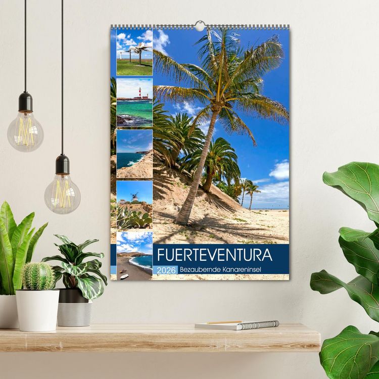 Produktbild: FUERTEVENTURA Bezaubernde Kanareninsel (Wandkalender 2026 DIN A2 hoch), CALVENDO Monatskalender