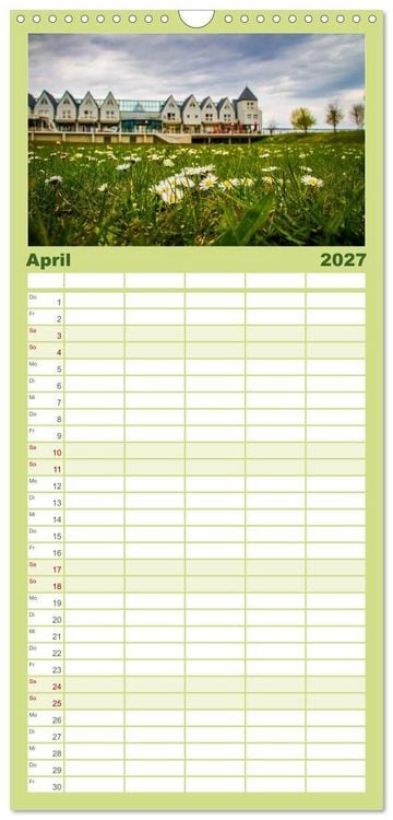 Produktbild: Familienplaner 2027 - Die Insel Usedom in Bildern mit 5 Spalten (Wandkalender, 21 x 45 cm) CALVENDO