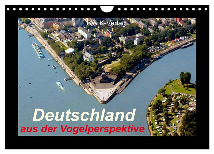 Produktbild: Deutschland aus der Vogelperspektive (Wandkalender 2026 DIN A4 quer), CALVENDO Monatskalender