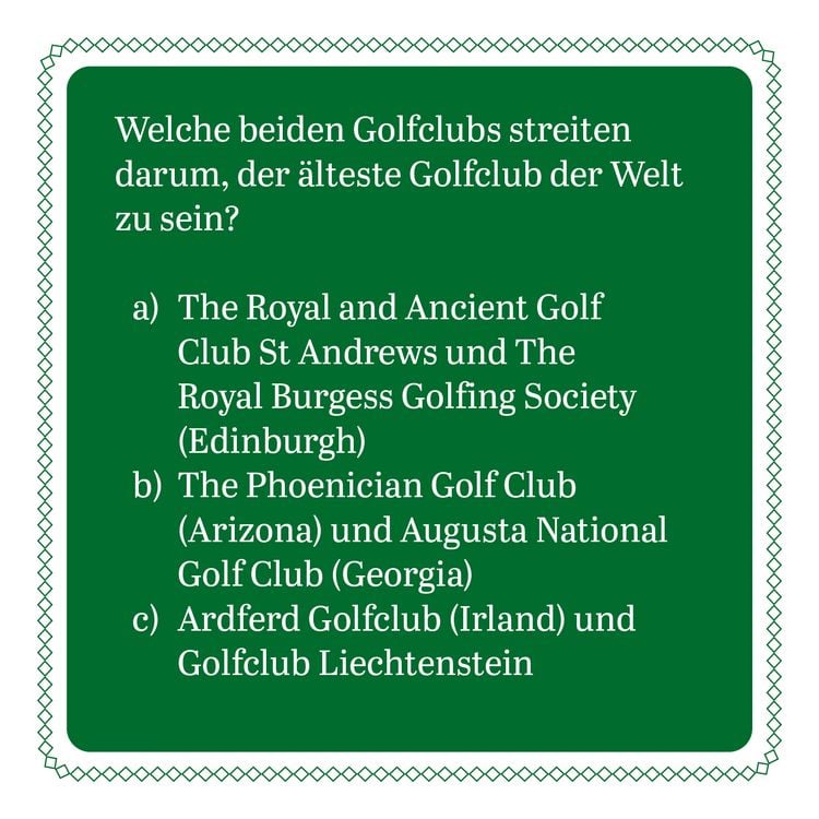 Produktbild: Das Golf-Quiz (Neuauflage)