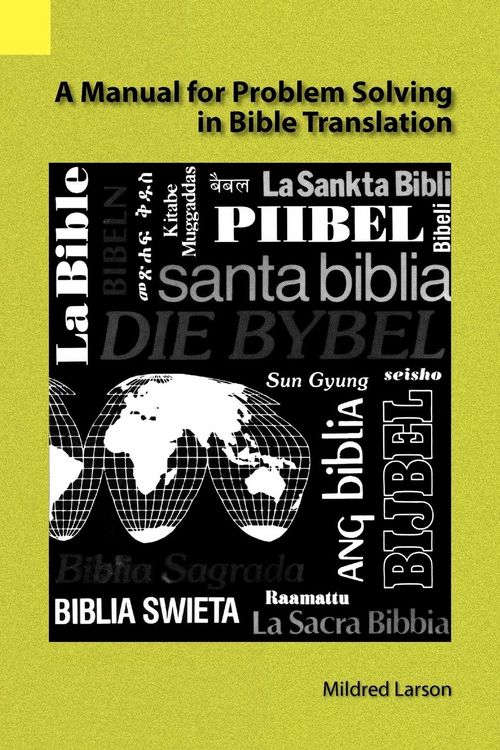 Produktbild: A Manual for Problem Solving in Bible Translation