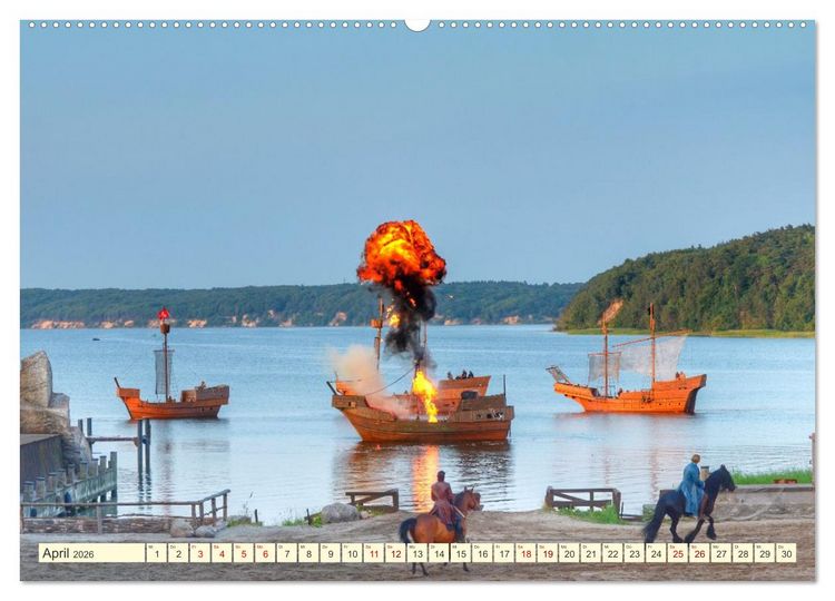 Produktbild: INSEL R&Uuml;GEN - HIDDENSEE. Du bist so sch&ouml;n. (Wandkalender 2026 DIN A2 quer), CALVENDO Monatskalender