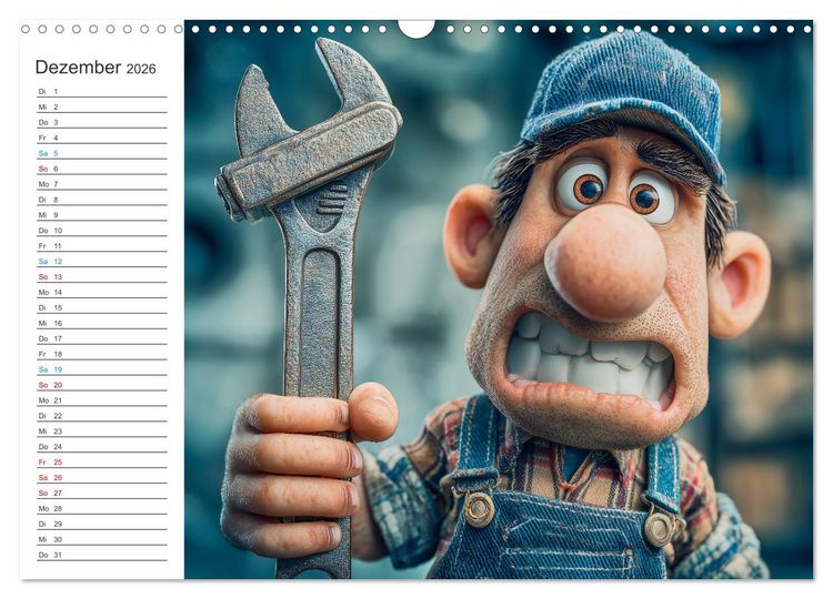 Produktbild: Kaffee, Kabel, Katastrophen (Wandkalender 2026 DIN A3 quer), CALVENDO Monatskalender