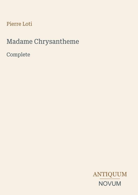 Produktbild: Madame Chrysantheme
