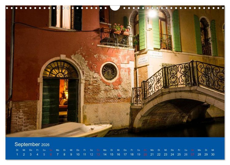 Produktbild: Mein lautloses Venedig (Wandkalender 2026 DIN A3 quer), CALVENDO Monatskalender