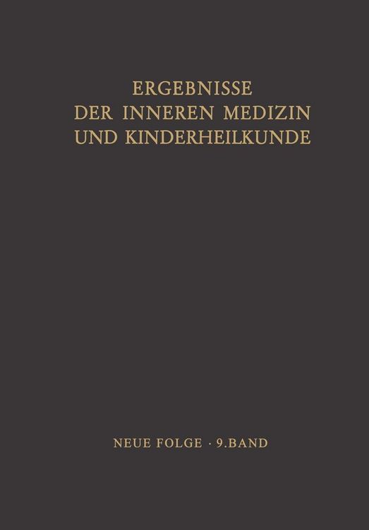 Produktbild: Ergebnisse der Inneren Medizin und Kinderheilkunde