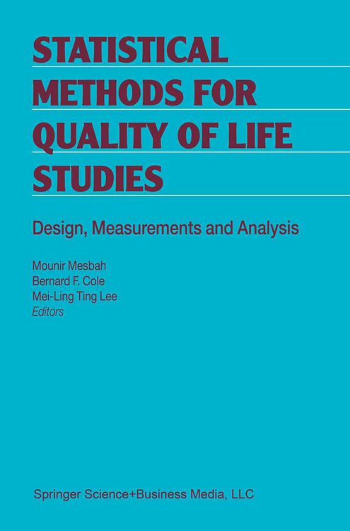 Produktbild: Statistical Methods for Quality of Life Studies