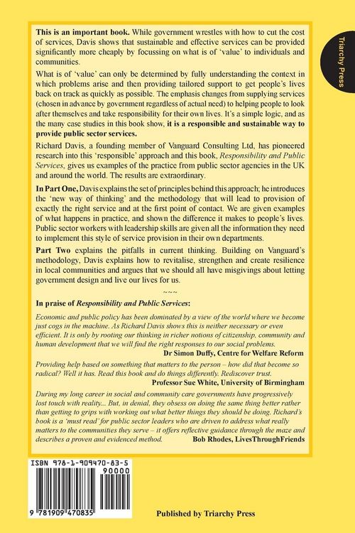 Produktbild: Responsibility and Public Services