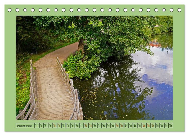 Produktbild: Faszination Stadtpark Odense (Tischkalender 2026 DIN A5 quer), CALVENDO Monatskalender