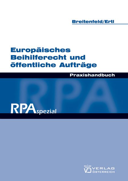 Produktbild: Europ&auml;isches Beihilferecht und &ouml;ffentliche Auftr&auml;ge