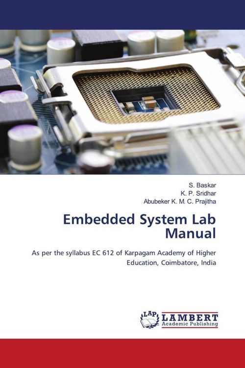 Produktbild: Embedded System Lab Manual