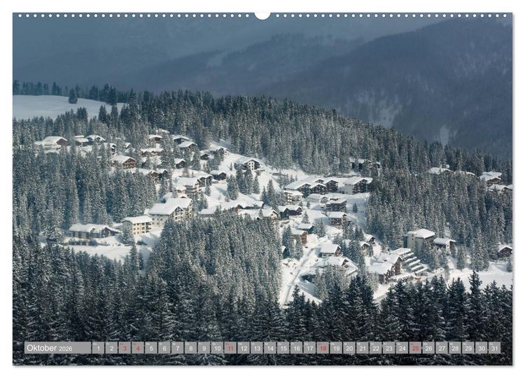 Produktbild: AROSA im Winter (hochwertiger Premium Wandkalender 2026 DIN A2 quer), Kunstdruck in Hochglanz