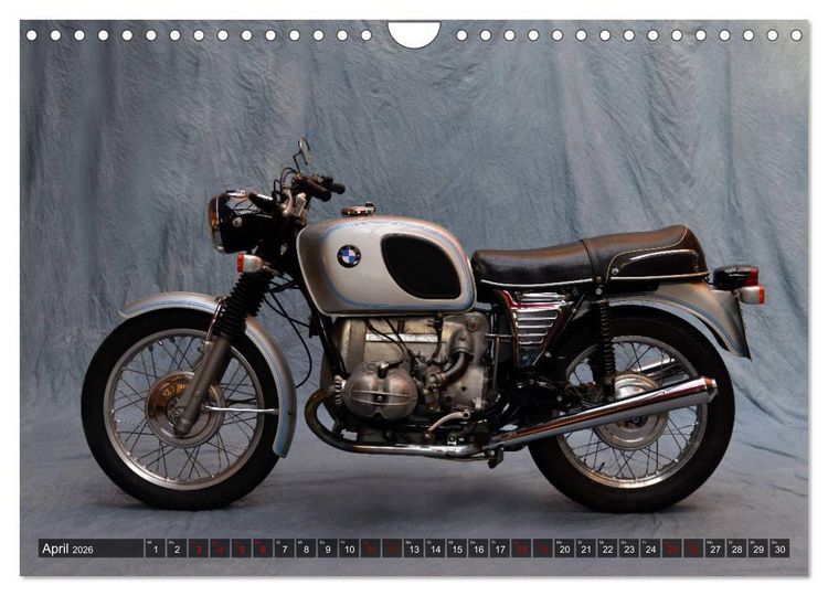 Produktbild: Deutsche Motorrad - Legenden - Rollende Kunstwerke aus alten Zeiten (Wandkalender 2026 DIN A4 quer), CALVENDO Monatskalender