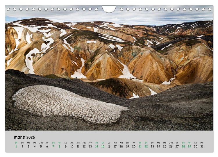 Produktbild: Surprenante Islande (Calendrier mural 2026 DIN A4 vertical), CALVENDO calendrier mensuel