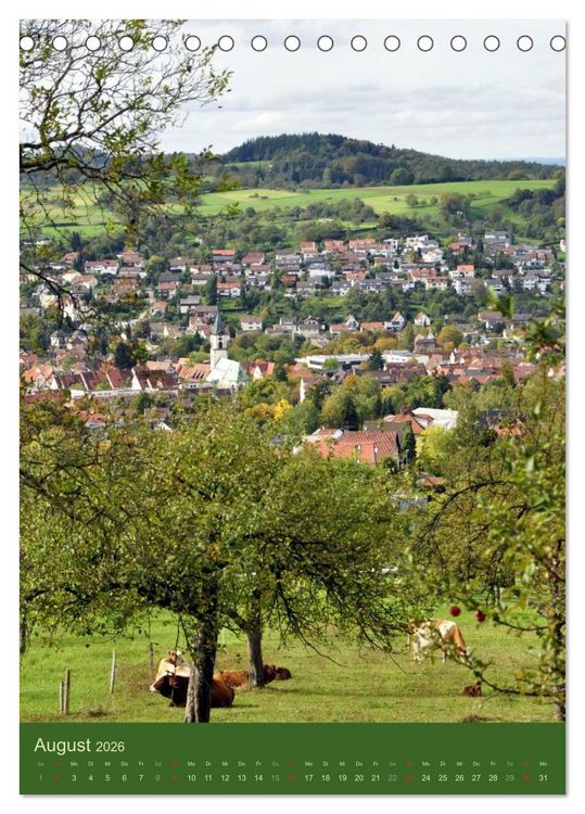 Produktbild: Pfullingen ... meine Stadt (Tischkalender 2026 DIN A5 hoch), CALVENDO Monatskalender