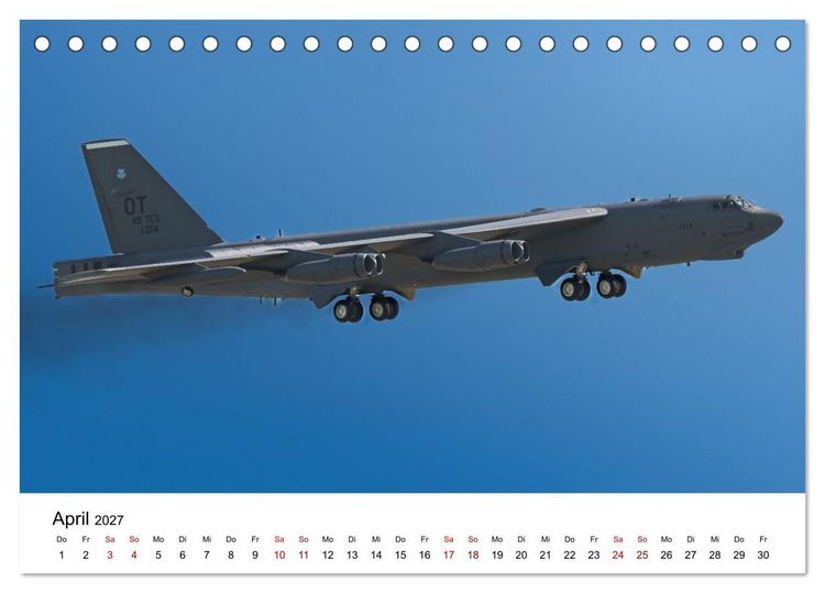 Produktbild: Milit&auml;rflieger (Tischkalender 2027 DIN A5 quer), CALVENDO Monatskalender