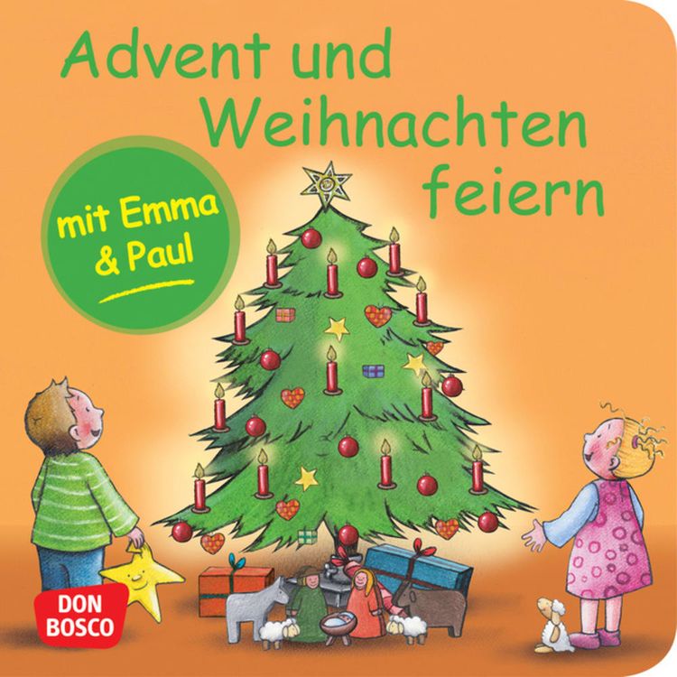 Produktbild: Advent und Weihnachten feiern mit Emma und Paul. Mini-Bilderbuch