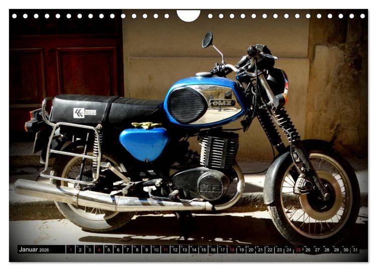Produktbild: Motorrad-Legenden - MZ (Wandkalender 2026 DIN A4 quer), CALVENDO Monatskalender