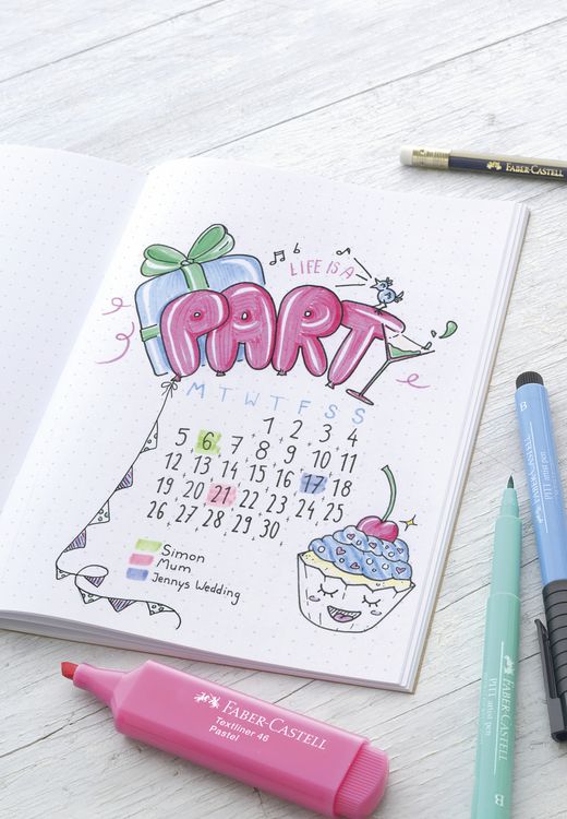 Produktbild: Faber-Castell Bullet Journaling Starter 9er Set