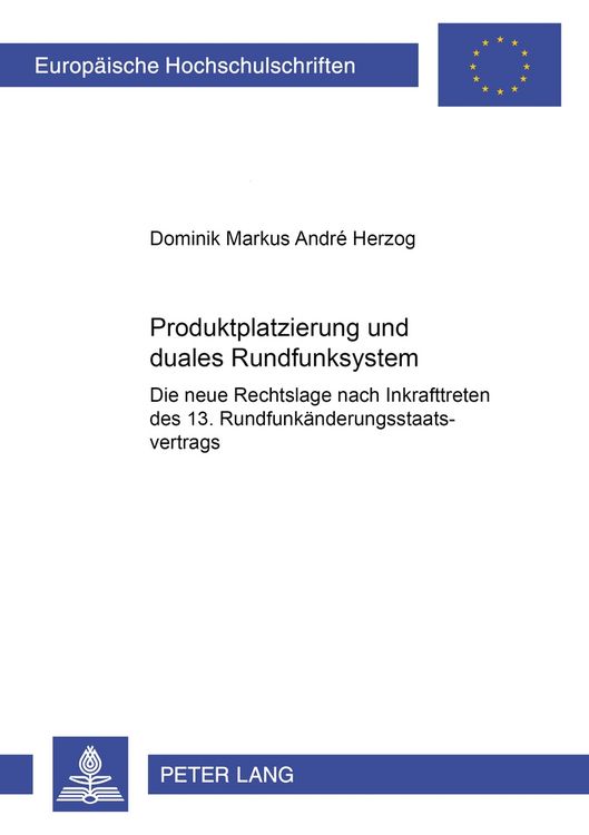 Produktbild: Produktplatzierung und duales Rundfunksystem