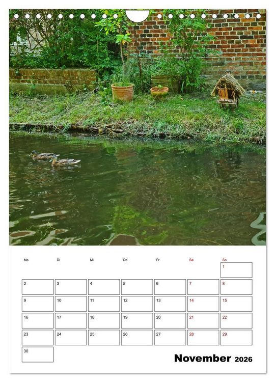 Produktbild: Boizenburg am Elberadweg (Wandkalender 2026 DIN A4 hoch), CALVENDO Monatskalender