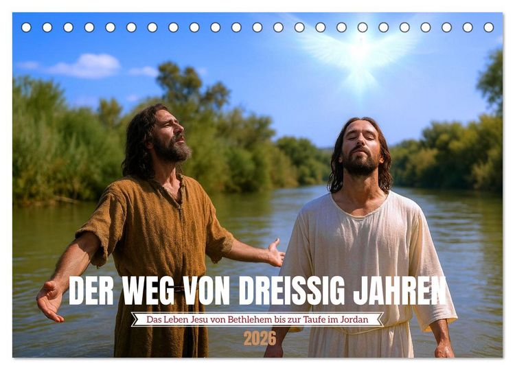 Produktbild: Der Weg von drei&szlig;ig Jahren (Tischkalender 2026 DIN A5 quer), CALVENDO Monatskalender