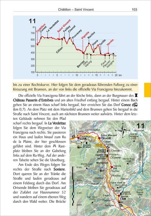 Via Francigena von Lausanne nach Rom