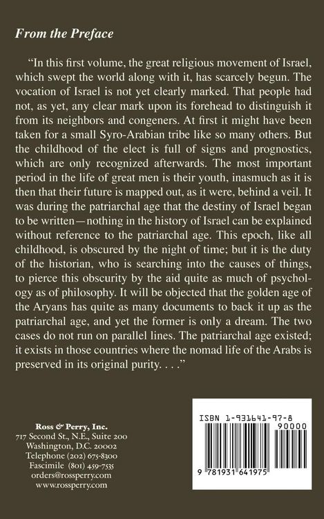 Produktbild: History of the People of Israel Vol 1