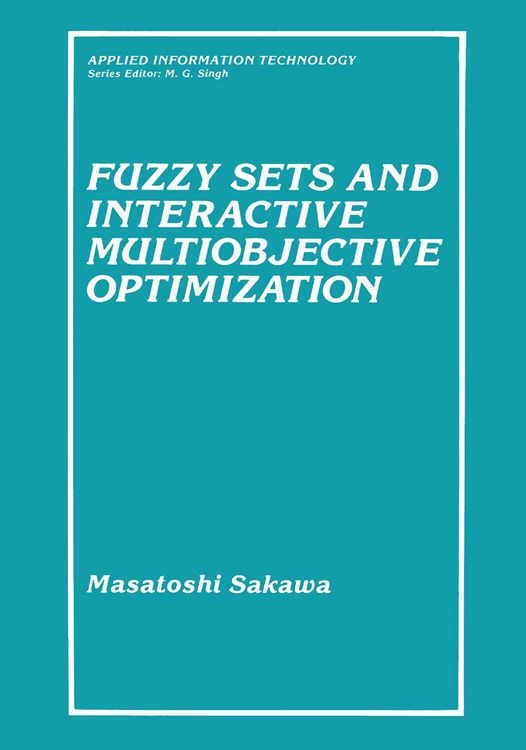 Produktbild: Fuzzy Sets and Interactive Multiobjective Optimization