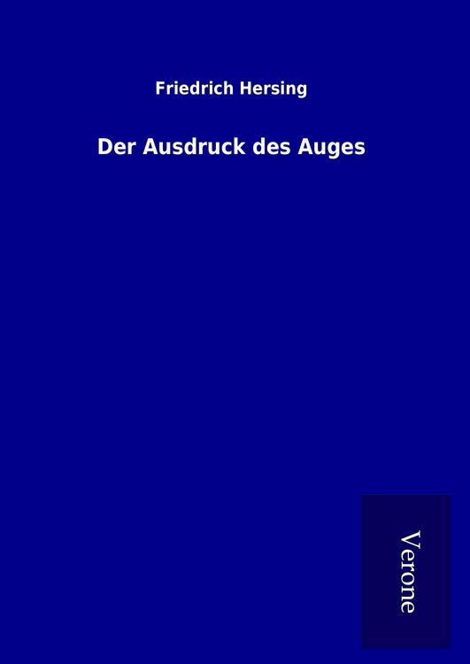 Produktbild: Der Ausdruck des Auges