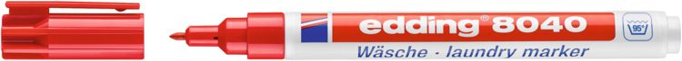 Produktbild: Edding W&auml;schemarker 8040 rot