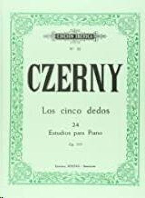 Produktbild: Los cinco dedos, 24 estudios para piano op. 777