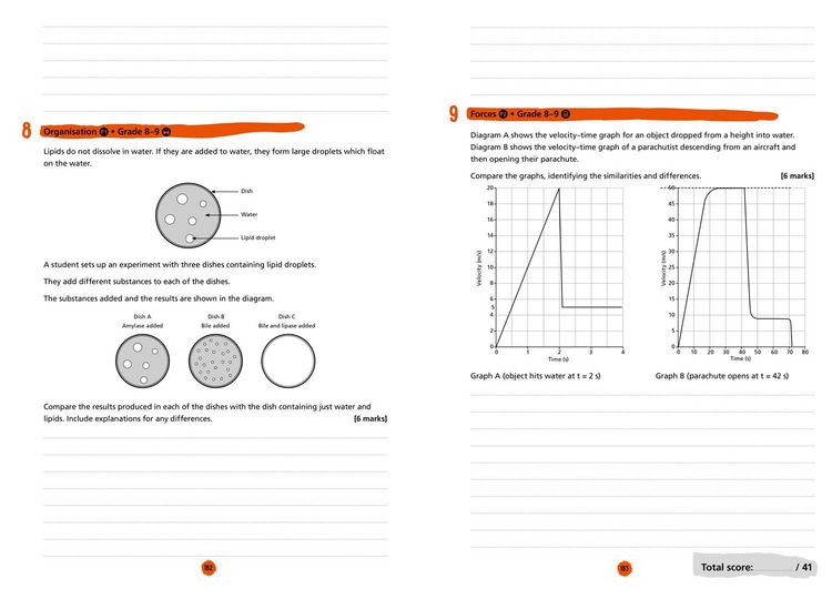 Produktbild: AQA GCSE 9-1 Combined Science Trilogy Higher Exam Skills and Practice