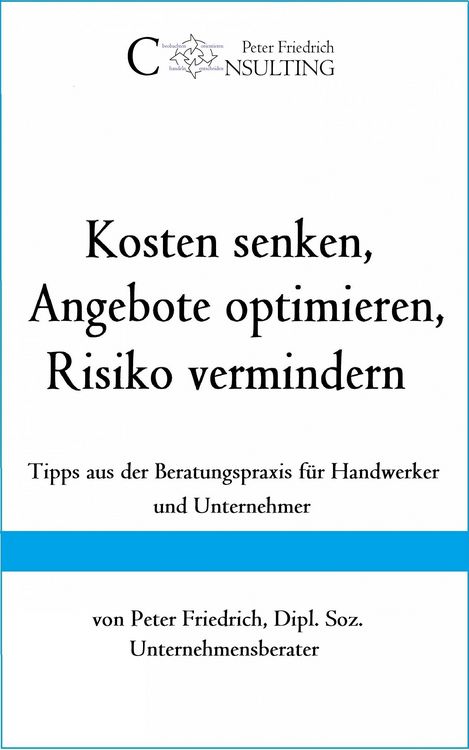 Produktbild: Kosten senken, Angebote optimieren, Risiko vermindern
